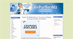 Desktop Screenshot of airpurifierwiz.com